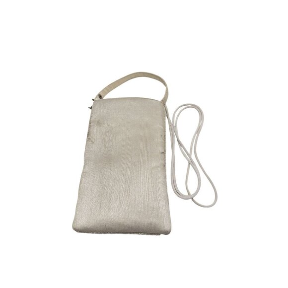 Bamboo Trading Flowers in Vase Beaded Club Bag Cell Phone Wallet Crossbody - Picture 5 of 6